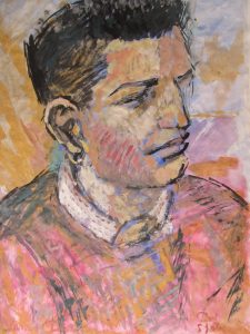 signed portrait painting